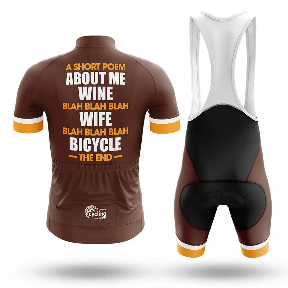 Bicycle Poem - Men's Cycling Kit