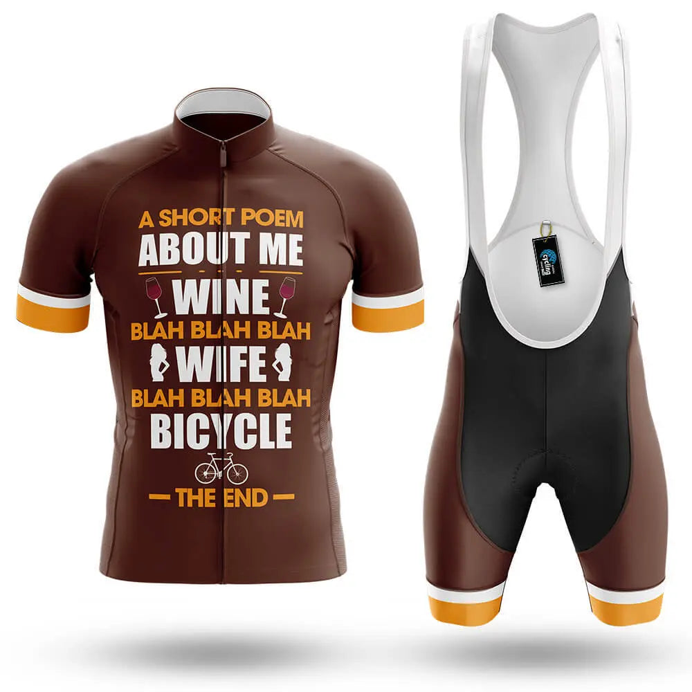 Bicycle Poem - Men's Cycling Kit