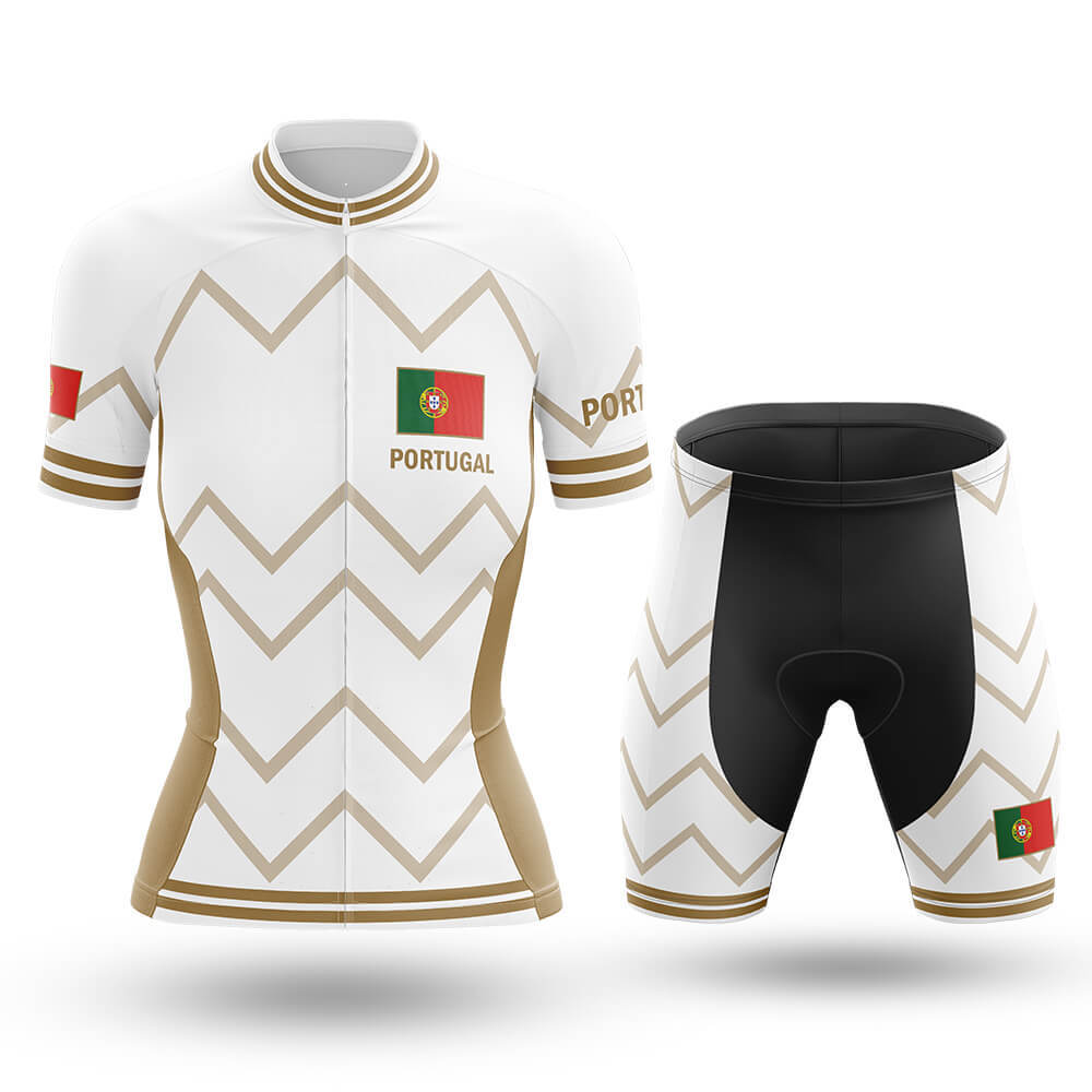 Portugal - Women V17 - White - Cycling Kit