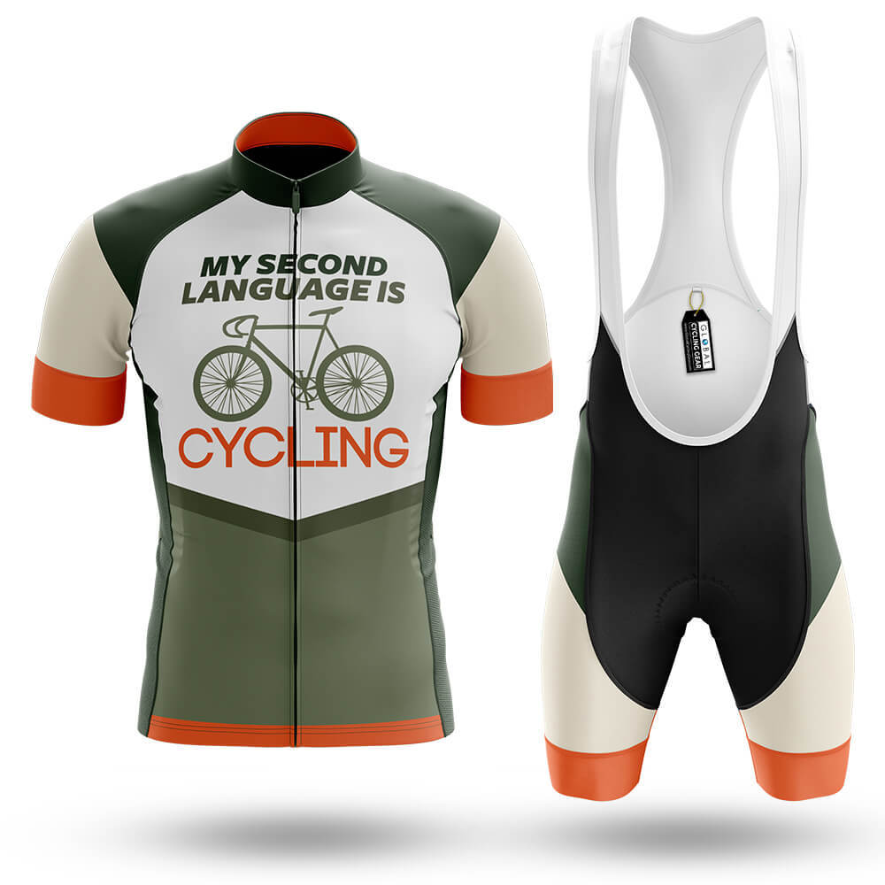 My Second Language Is Cycling - Men's Cycling Kit