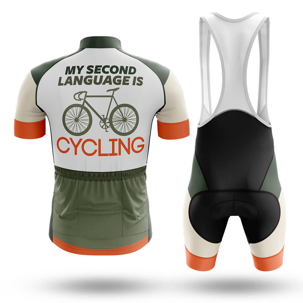 My Second Language Is Cycling - Men's Cycling Kit