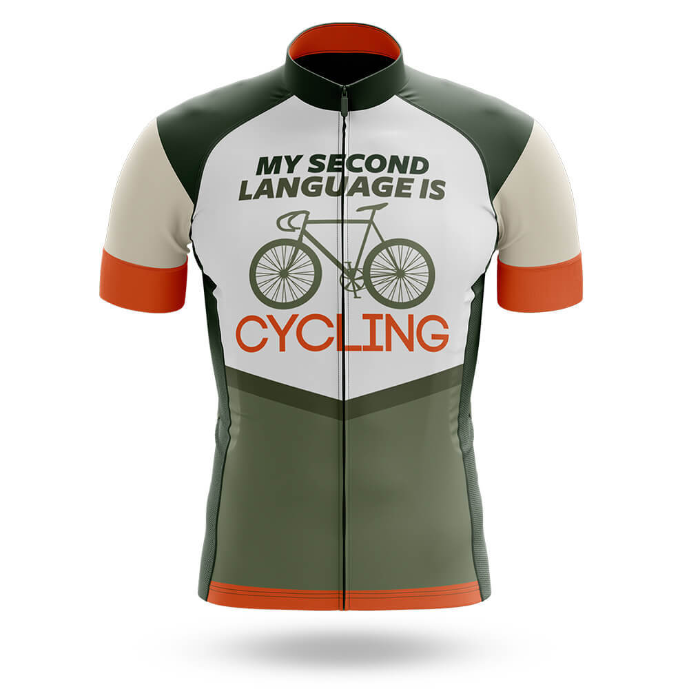 My Second Language Is Cycling - Men's Cycling Kit