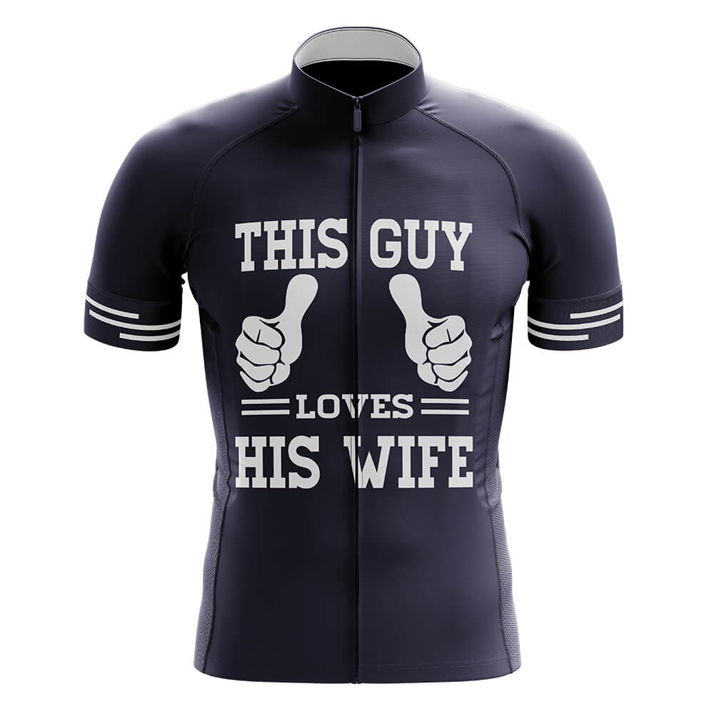 This Guy Loves His Wife - Men's Cycling Kit