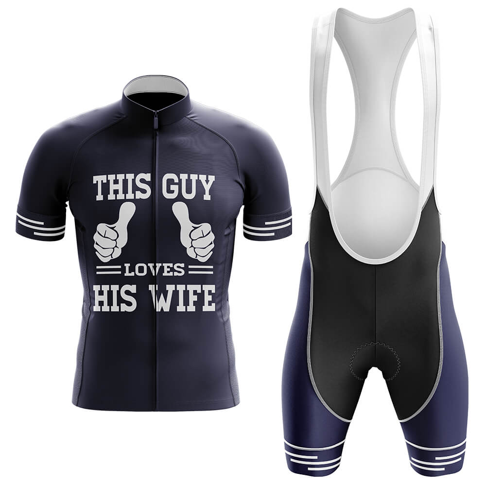 This Guy Loves His Wife - Men's Cycling Kit
