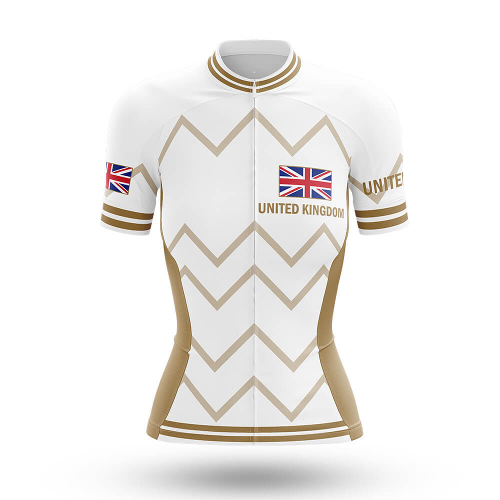 United Kingdom - Women V17 - White - Cycling Kit